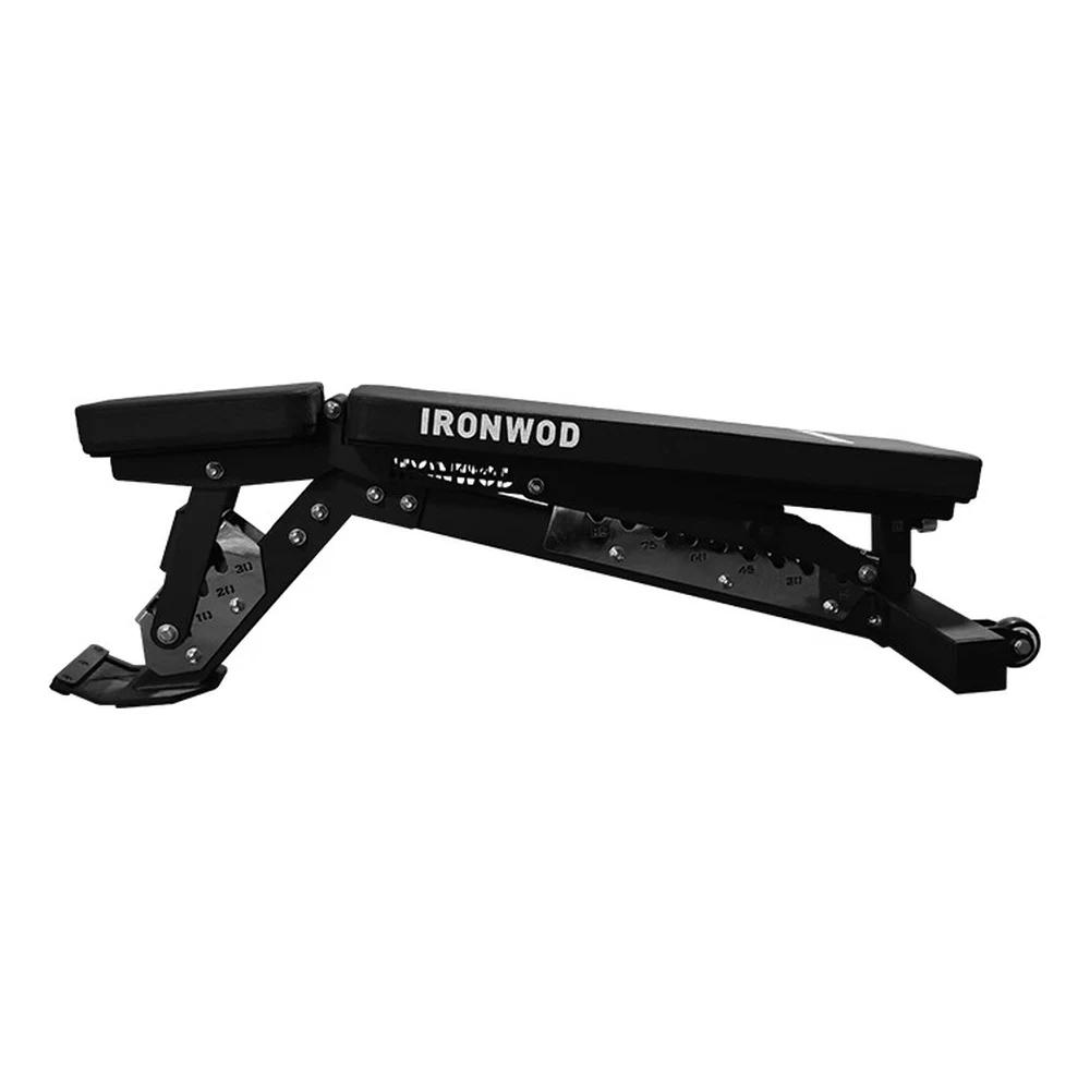IRONWOD Heavy Adjustable Bench (Decline-Capable)