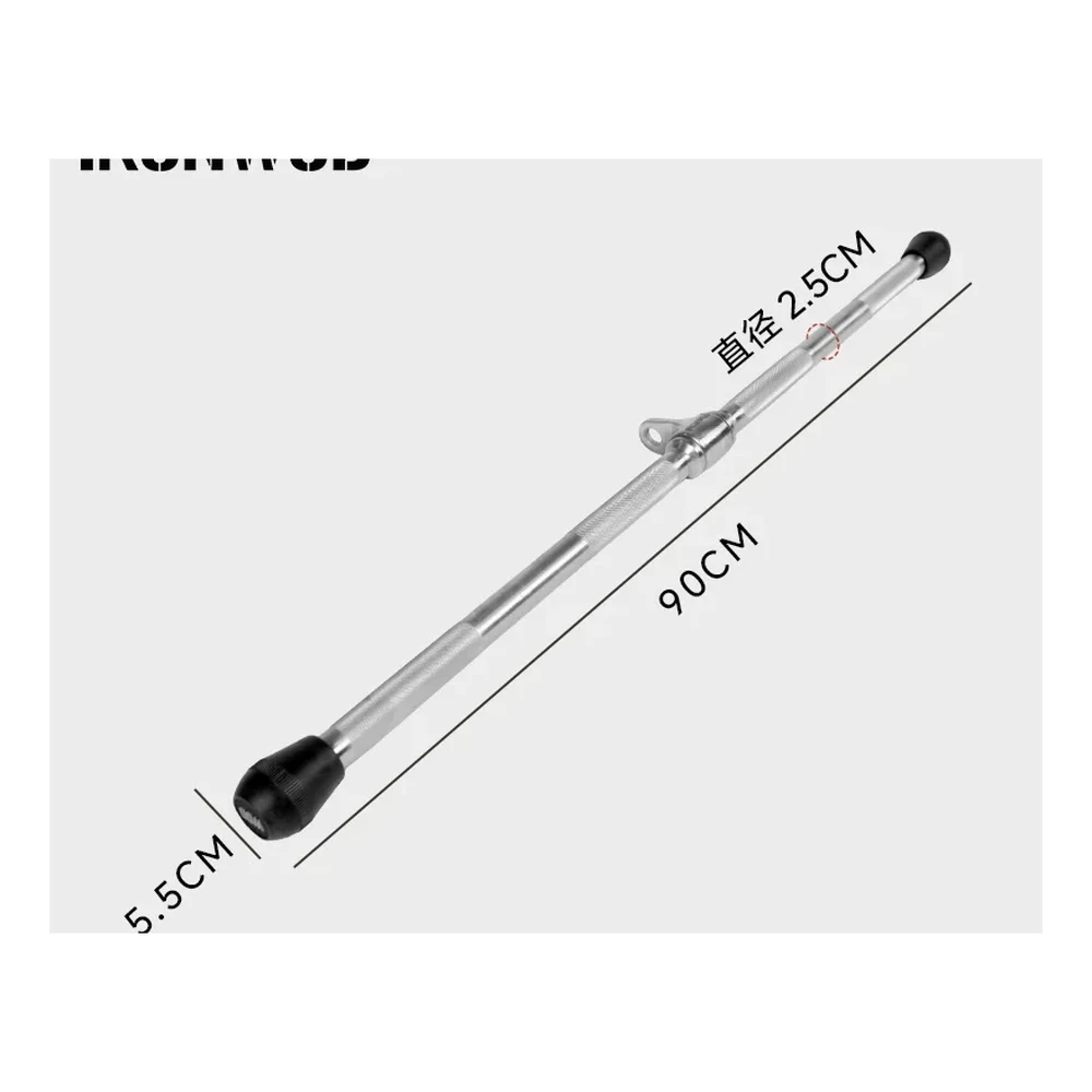 IRONWOD Long Straight Cable Bar (90 cm)