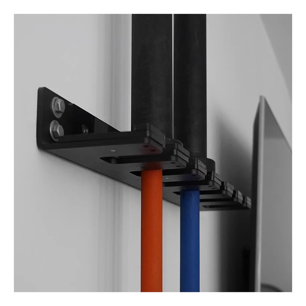 IRONWOD Vertical Bar Wall Rack (3 Bars) - detail view