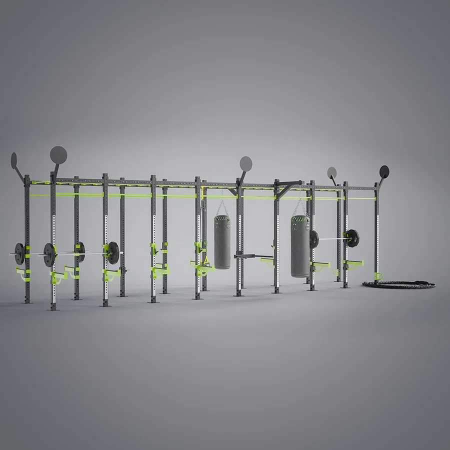 DHZ Fitness Rig (18 columns, sandbag beams) (E6207)