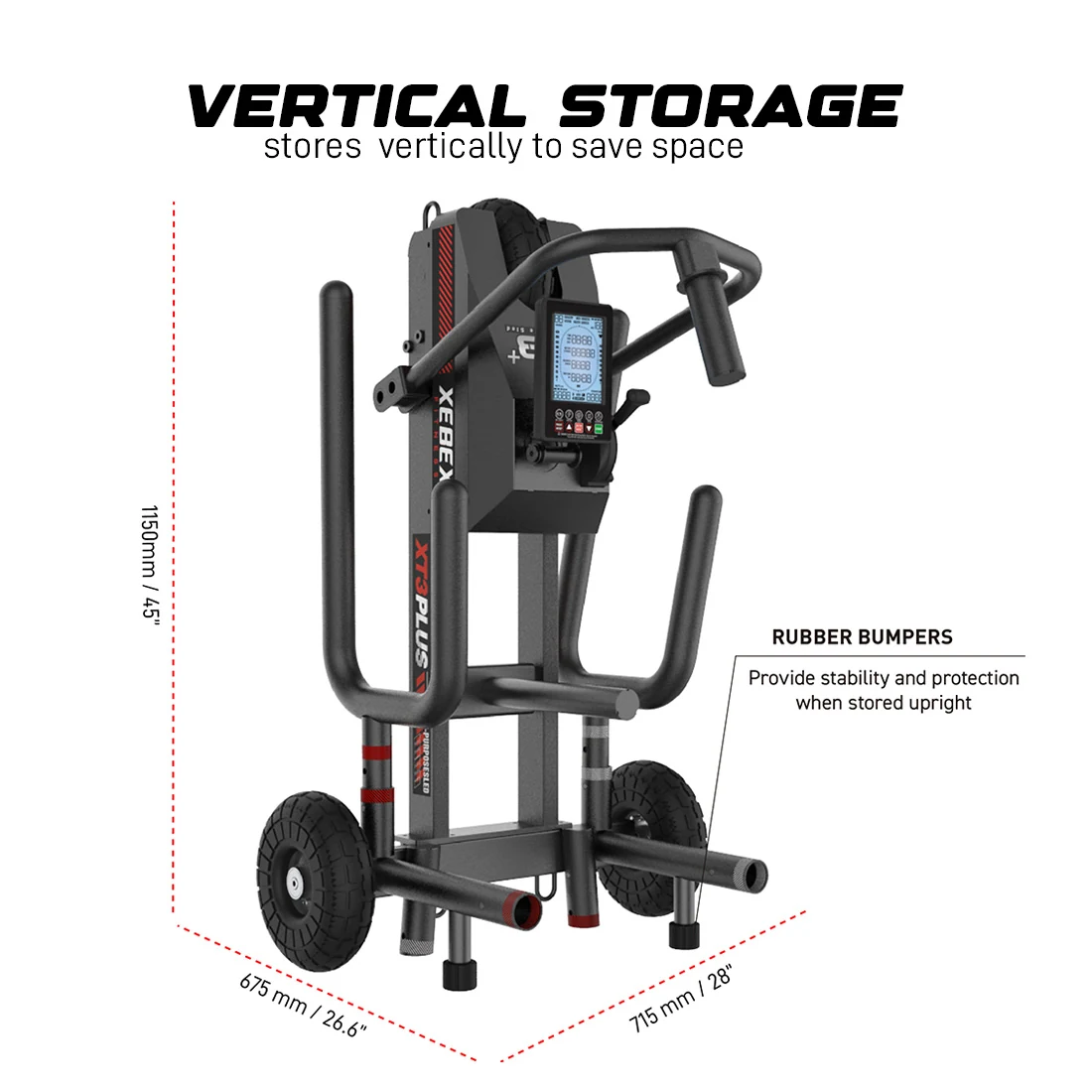 XEBEX XT3V2 Sled - detail view